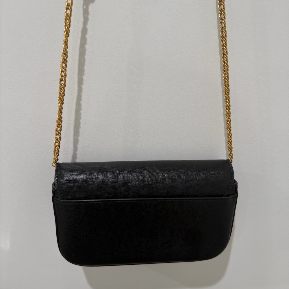 Tory Burch Black and Gold Crossbody Bag - Picture 7 of 10